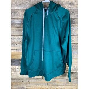 Cascade Sports Mens Sz L Green W/Gray Polyester Hoodie